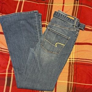 American Eagle Outfitters Blue Flare Jeans